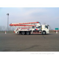 concrete vehicle 48m boom pump on truck heavy machine with reasonable price